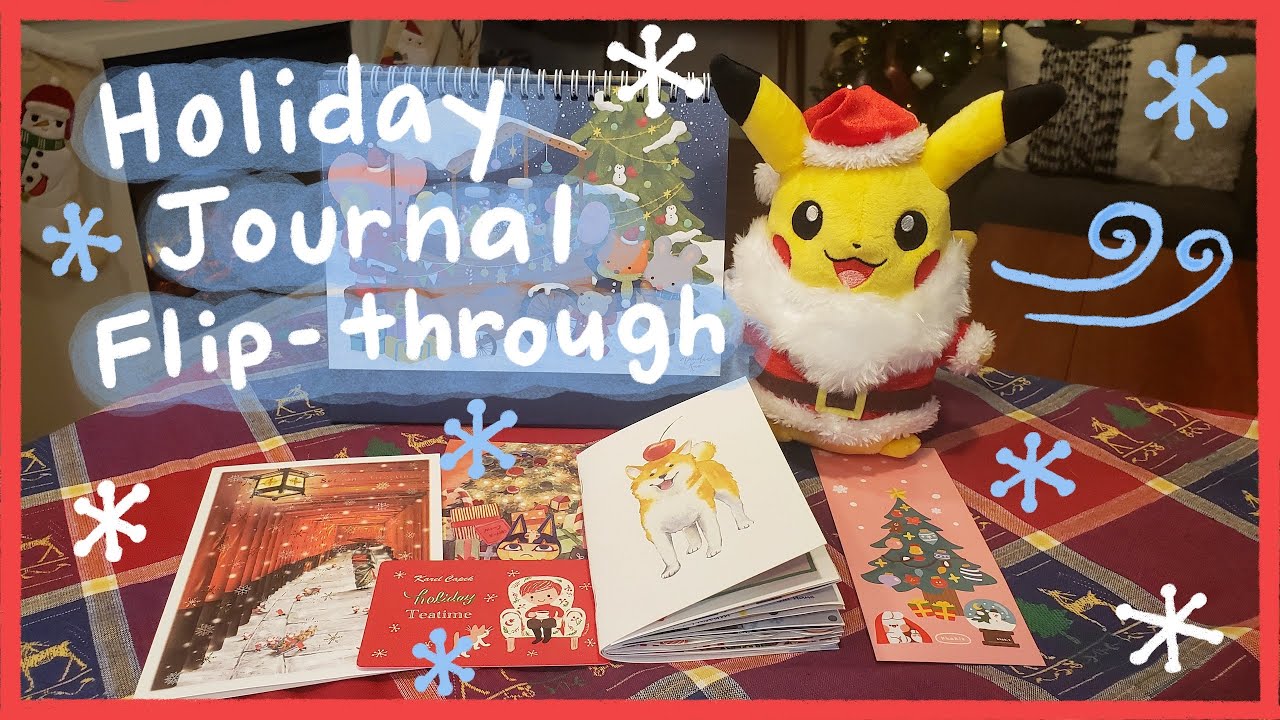 Holiday Journal Flip-through 🎄☃️🎅🎁❄️