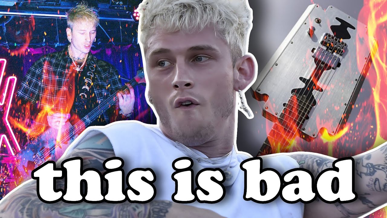 Machine Gun Kelly Razor Guitar Situation is Crazy