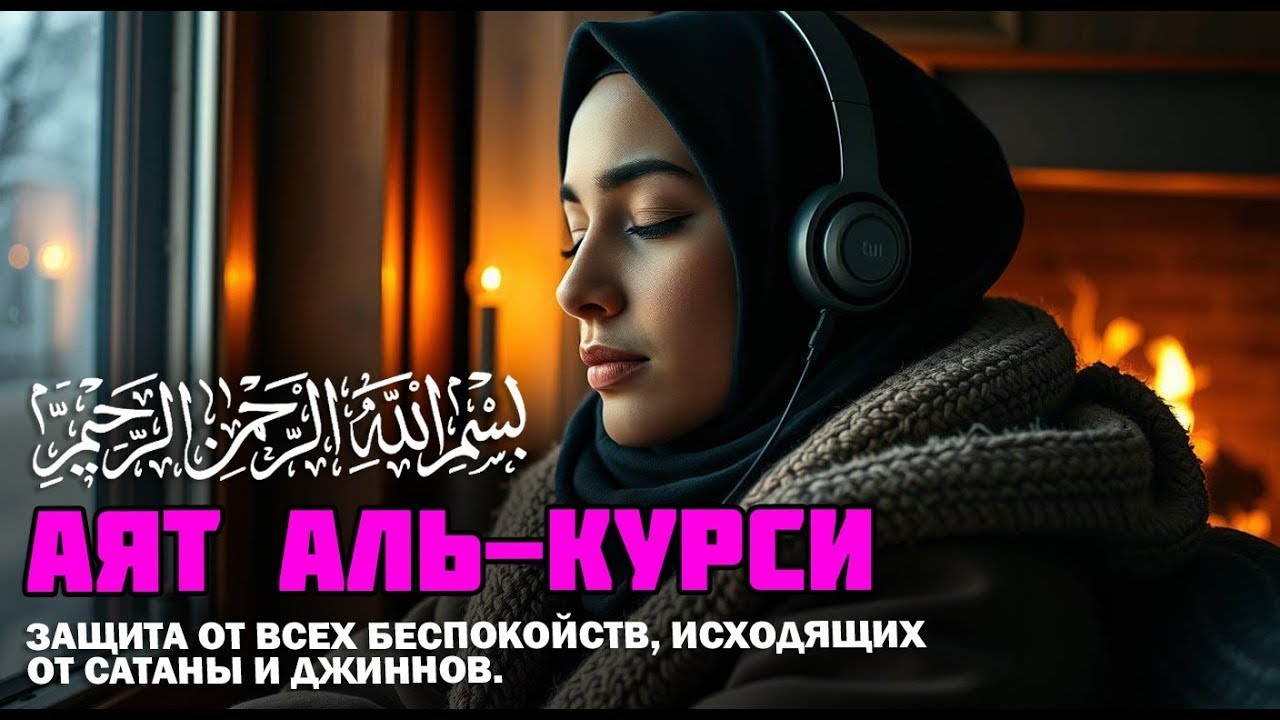 Мелодичное чтение Аятуль Курси для покоя сердца и разума