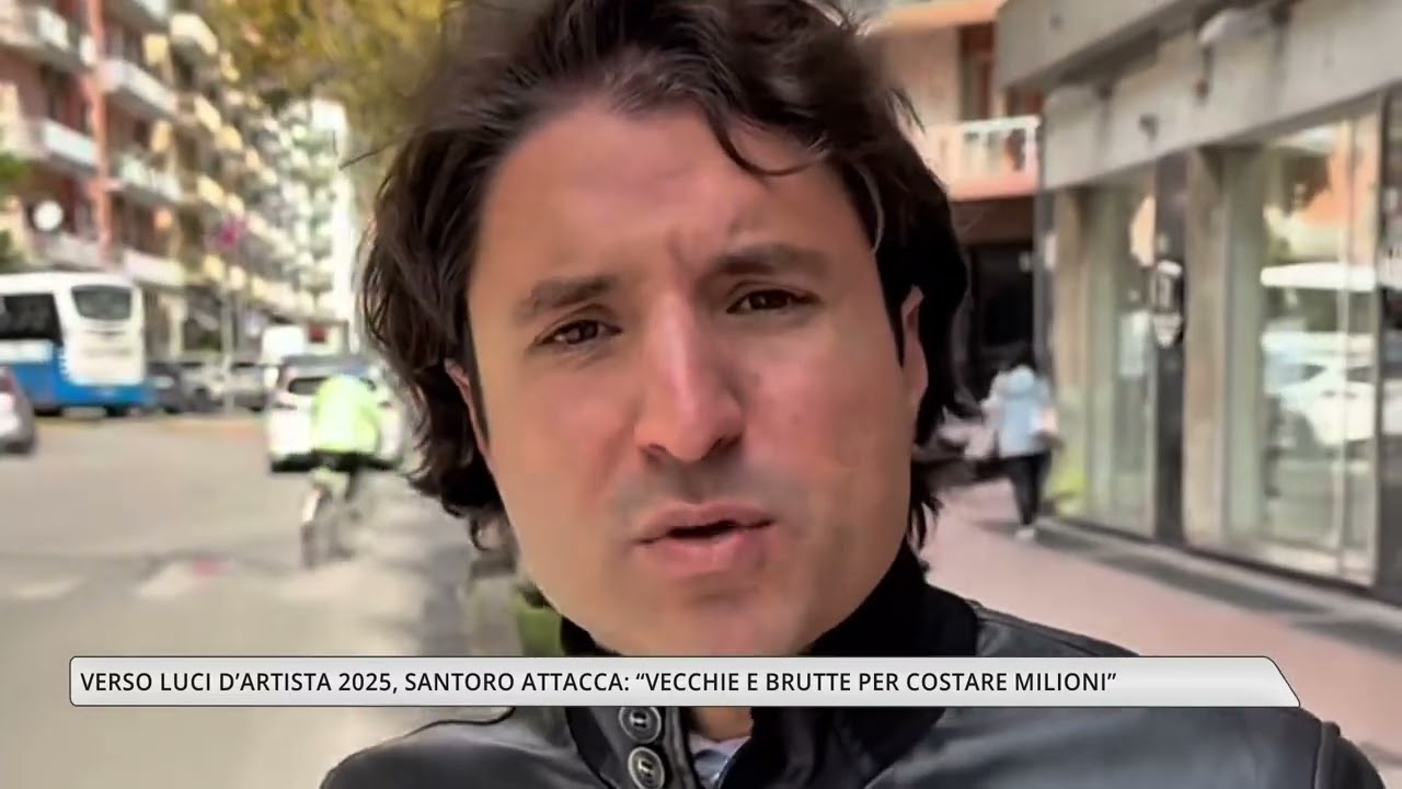 Salerno, verso Luci d'Artista 2025, Santoro attacca: 