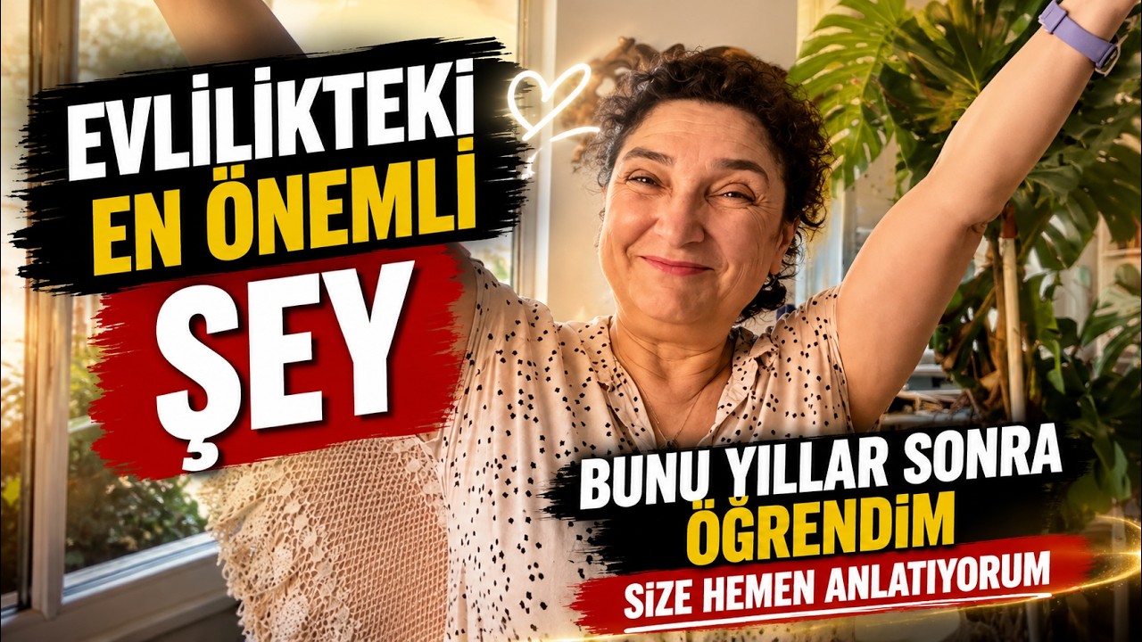 Yıllar Sonra Öğrendim: Evde, Evlilikte En Önemli Şey… | Kararlarına Mahkûm Değilsin ♥️|
