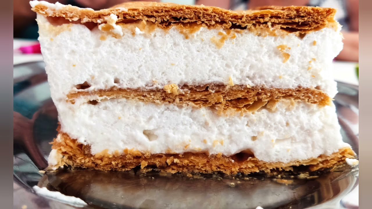 MILHOJAS DE MERENGUE italiano(fácil y rápido) MERENGUE STRUDEL