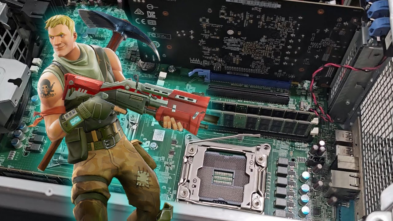 Can a DELL Precision 7810 with a 1050 TI run Fortnite?