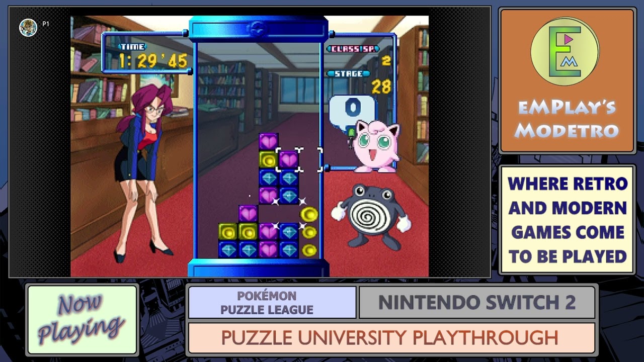 Pokémon Puzzle League - Puzzle University - N64 (Switch Online) - Class 2 - #108 - Special Stage 28