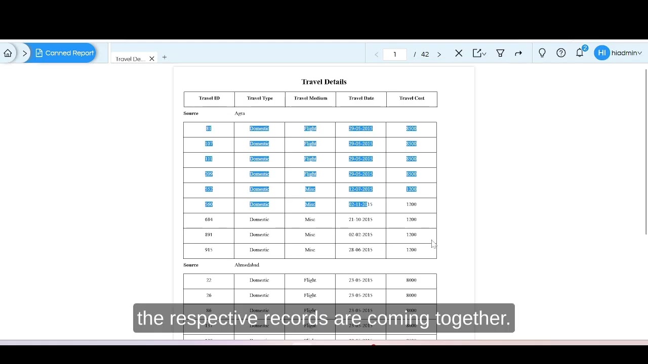 Usage of Groups in Open Source BI Helical Insight Canned Report Module v6.0