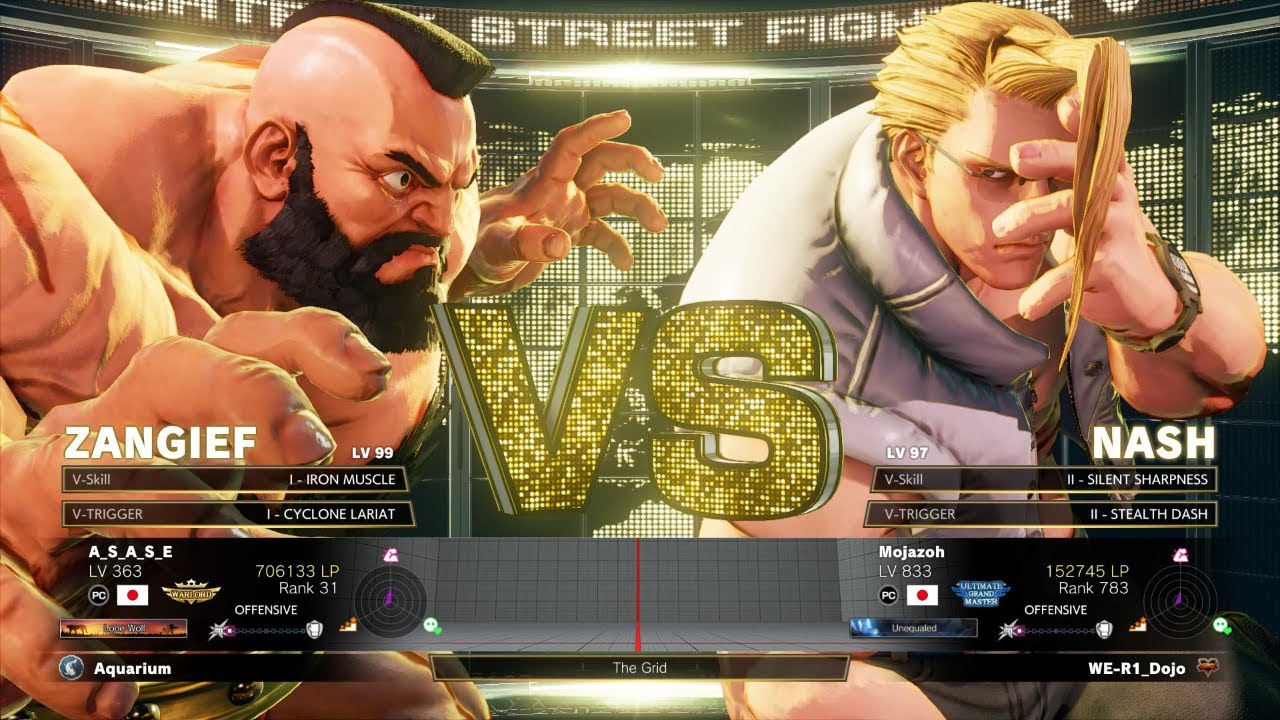 SFV Champion Edition🔥 ASASE (Zangief) Vs Mojazoh (Nash) 🔥 Online Match's 01-19-2023