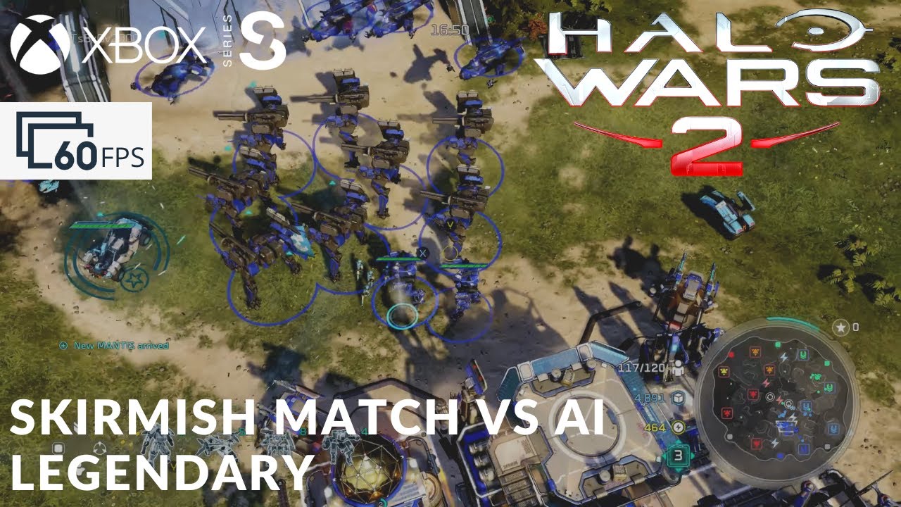 Halo Wars 2 | Legendary Skirmish Match vs AI - Deathmatch Gameplay (Xbox Series S)