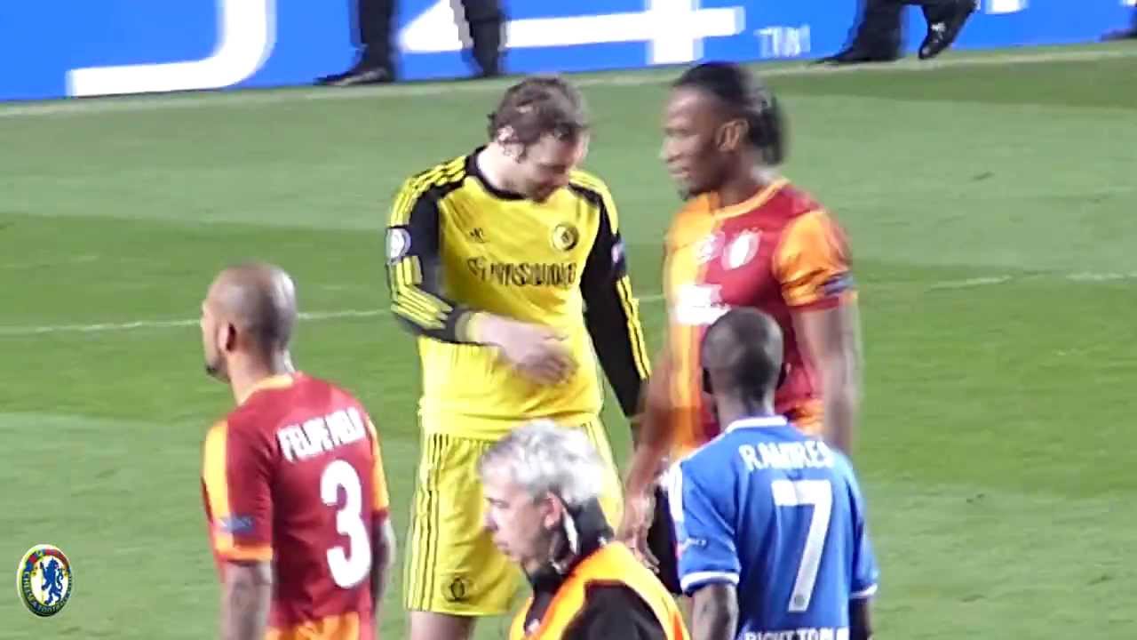 Chelsea vs Galatasaray Didier Drogba Full Time