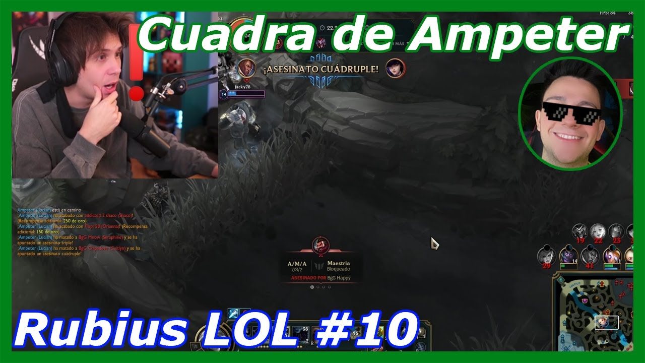 Rubius juega LoL #10 - Con Ampeter - League of Legends - 2021