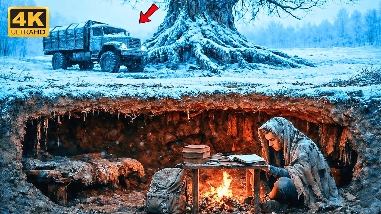 Left Home at 18 with No Money, He Dug a Shelter Under 10 Feet of Snow