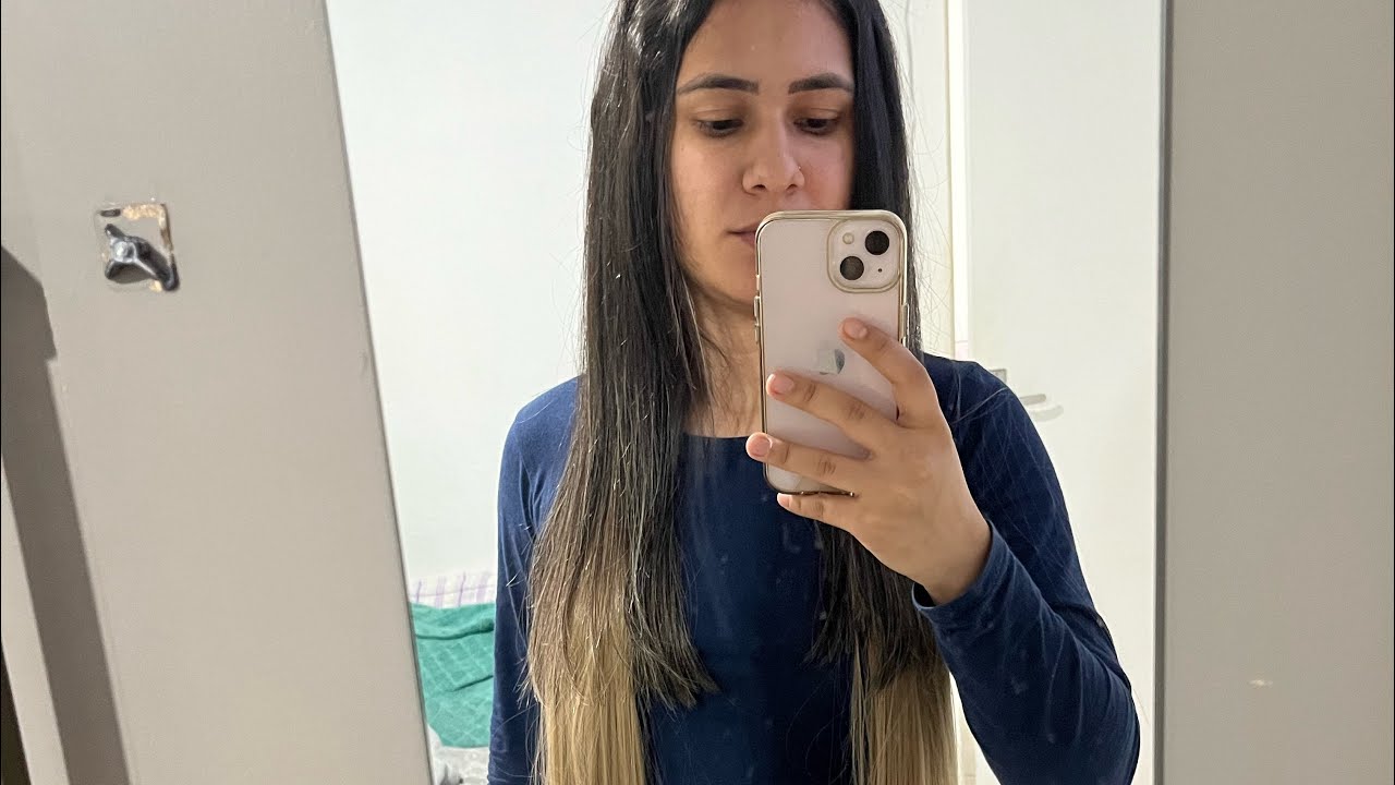 Comprei um aplique de cabelo invisível. Veja só oque aconteceu !!! 😨😨😨