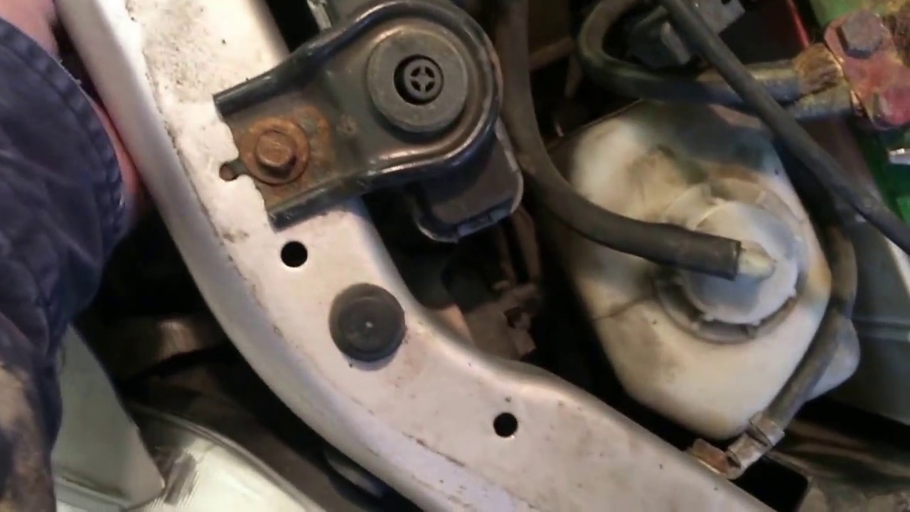 How to change the hood release cable on 01 Honda Accord