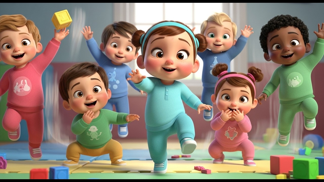 Music Dance Happy Day 🎶 | Dance Song for Kids | Fun Action Song for Toddlers & Preschool