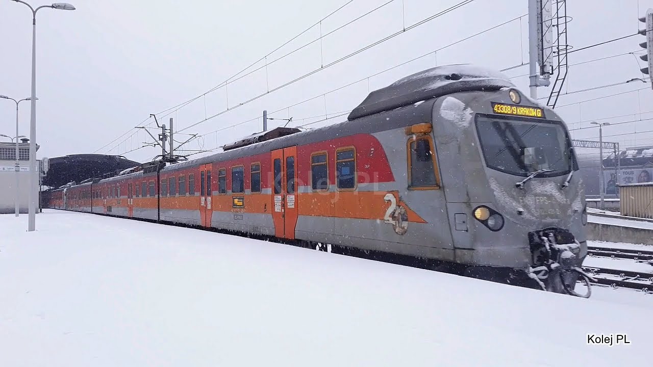 Katowice - Pociągi POLREGIO zimą | EN57, EN57FPS, EN78A, EN99, 36WEa