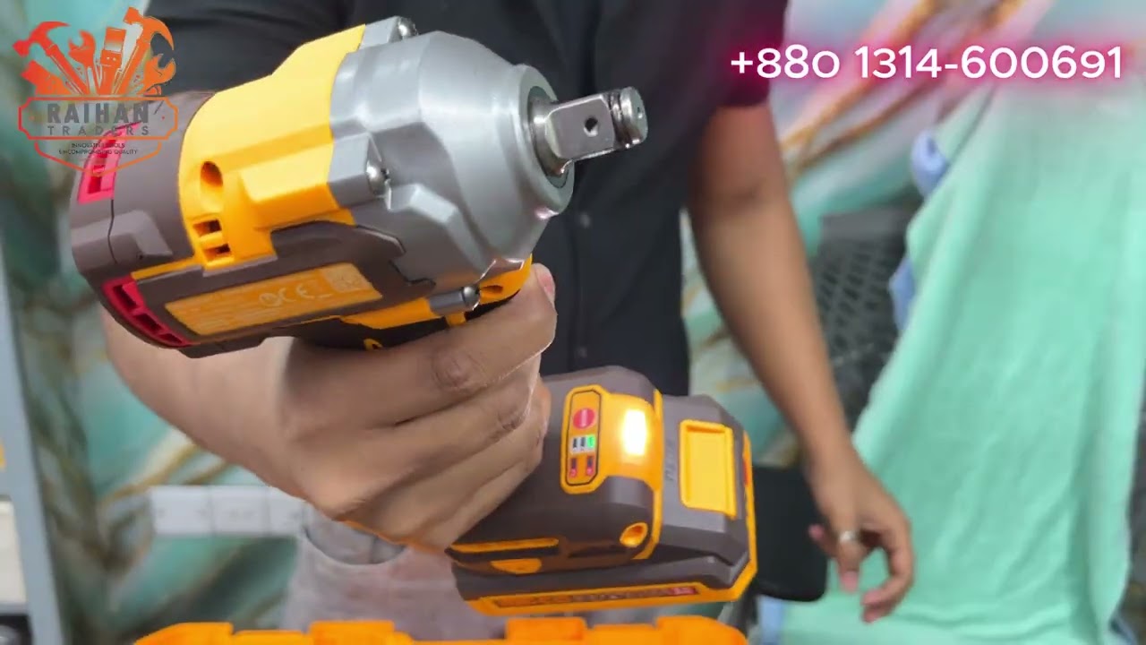 Ingco Cordless Impact Wrench Tools Set Combo Kit Price in BD / Raihan Traders / Nawabpur Road