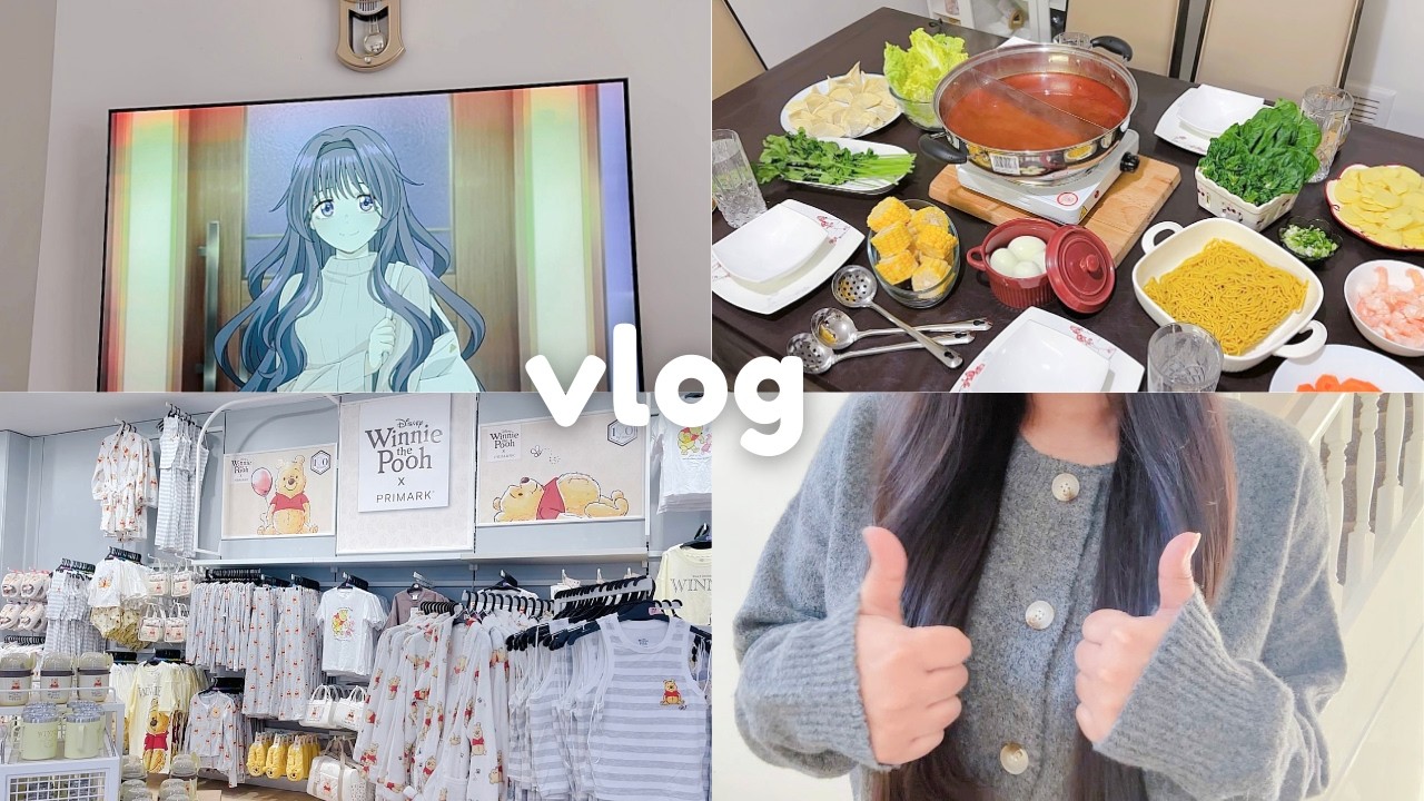 vlog | facing my fear of dentists, winnie the pooh primark haul, cny celebrations, hotpot at home