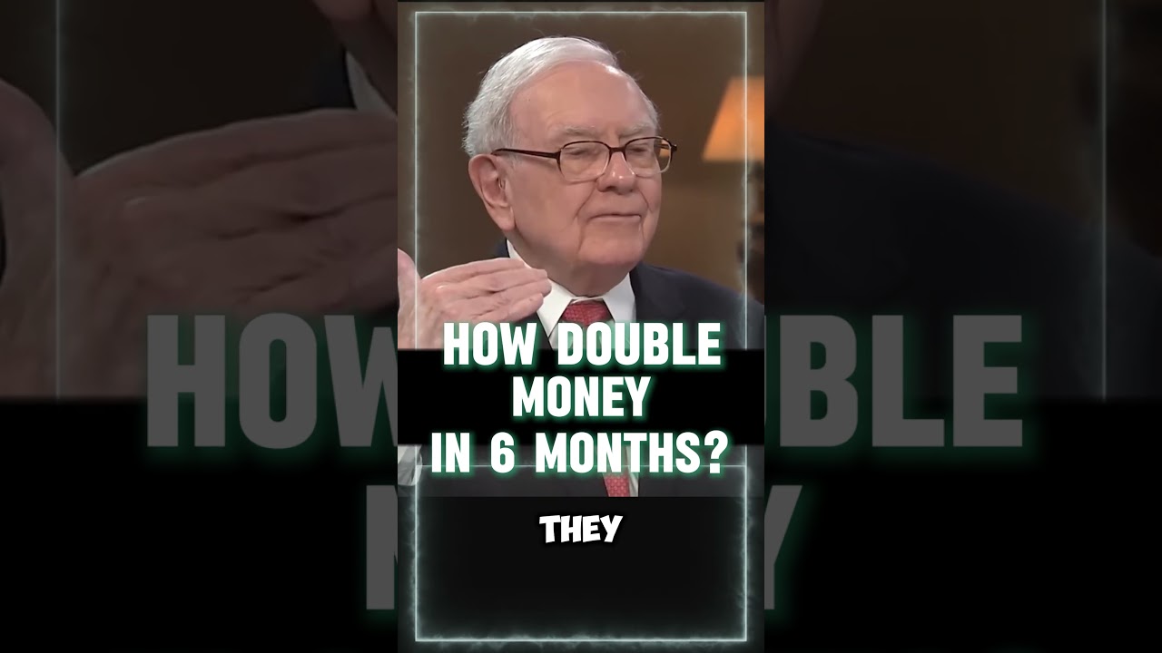 How to double your money in 6 months #short #warrenbuffet