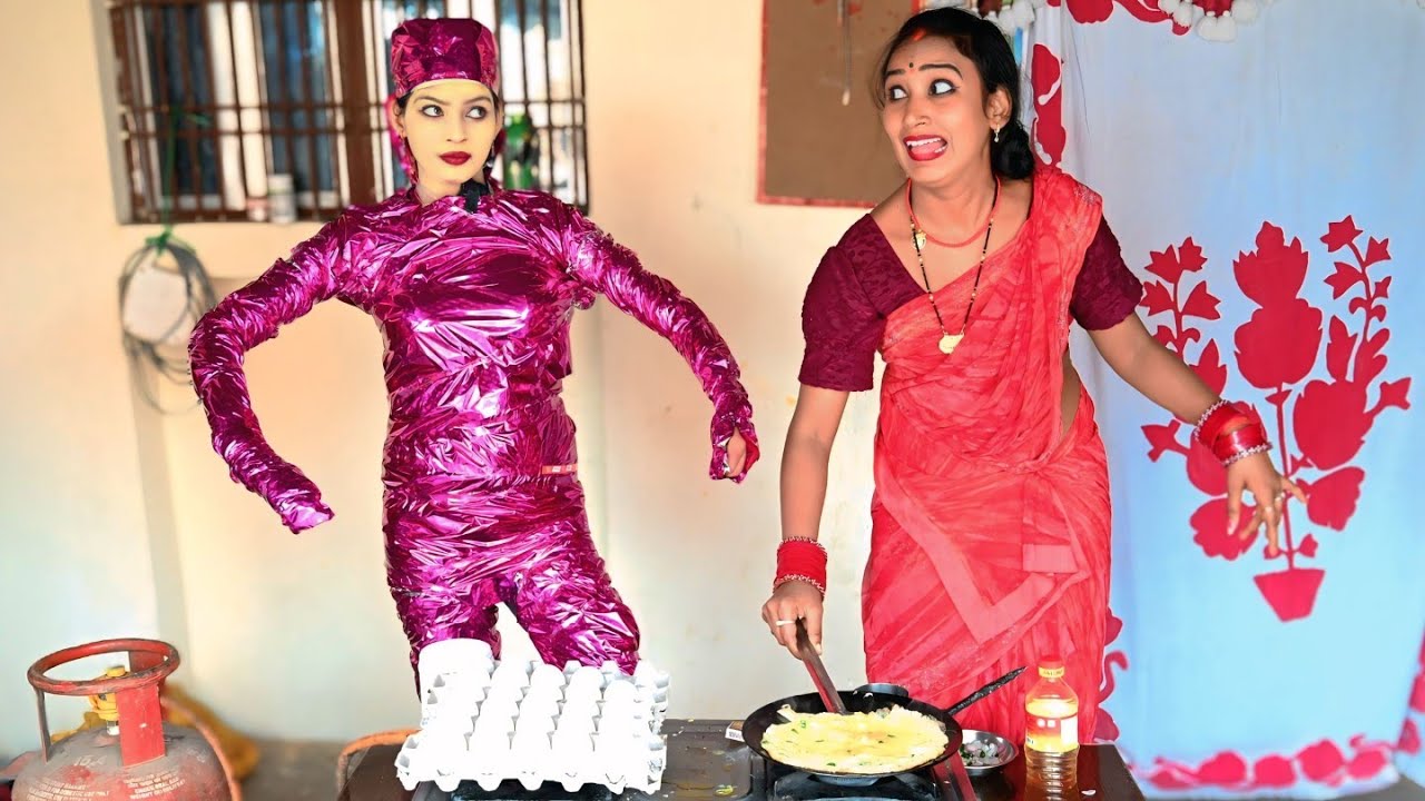 देखिए पगली अंडा बनाने के लिए लेकर आई रोबोट pagali ke new comedy video
