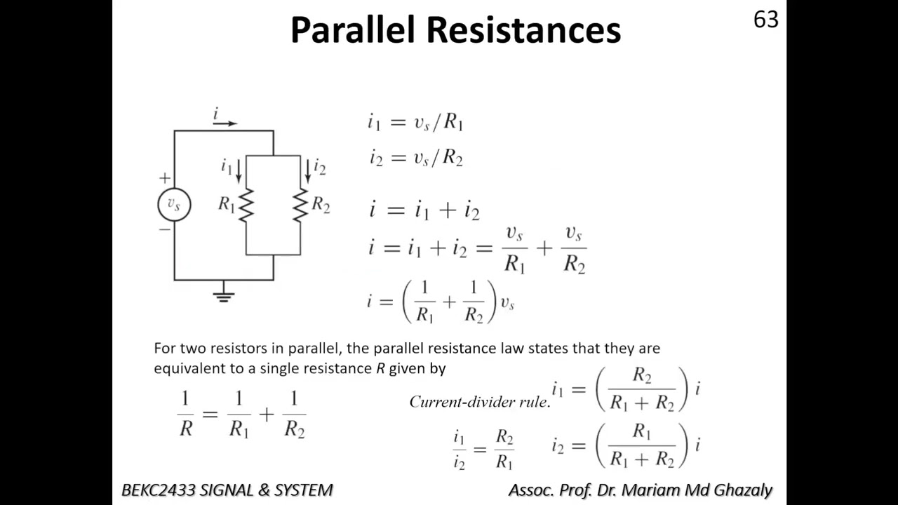 Fourier Transform (Circuit Application)