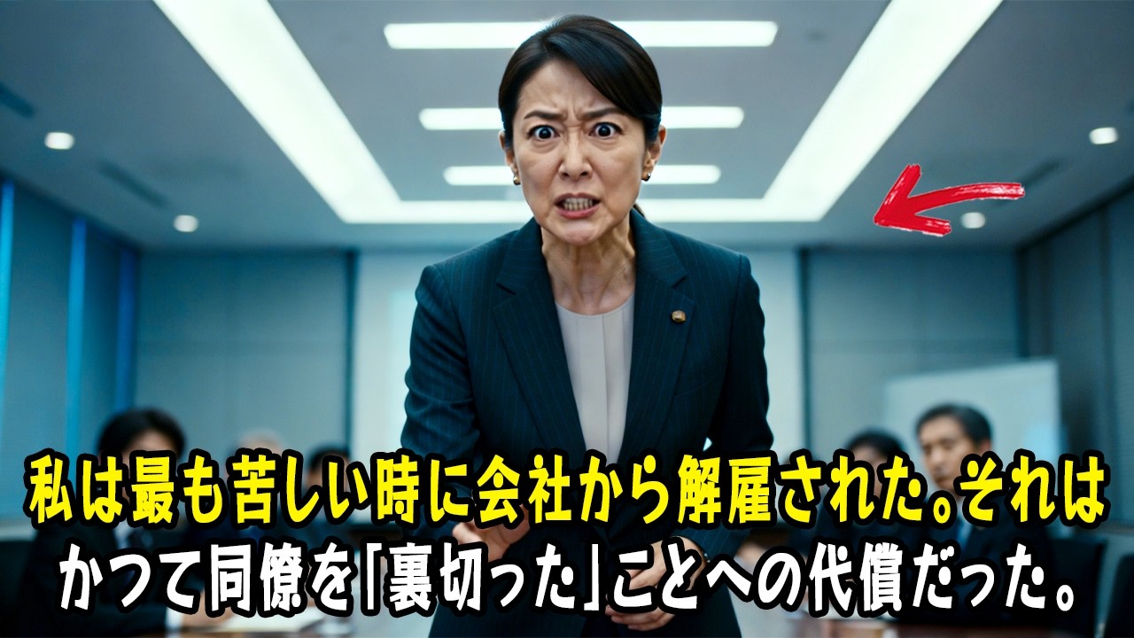 「悪いかどうかではないんです」孤立する同僚を黙って見送った私…半年後、再編の面談室で同じ言葉を告げられた