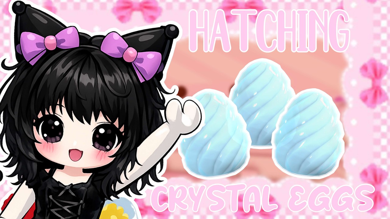 ೀ 🍨 ‧ ˚ 🎀 ⊹˚. 𝐇𝐚𝐭𝐜𝐡𝐢𝐧𝐠 𝟑𝟎+ 𝐂𝐫𝐲𝐬𝐭𝐚𝐥 𝐄𝐠𝐠𝐬