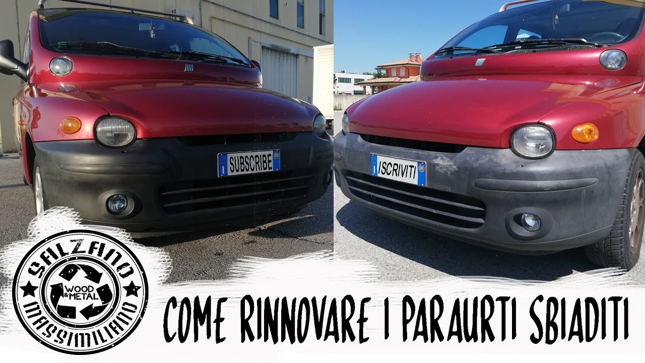 Come Rinnovare i PARAURTI Sbiaditi - (How to Renew Faded Car Bumpers)#15