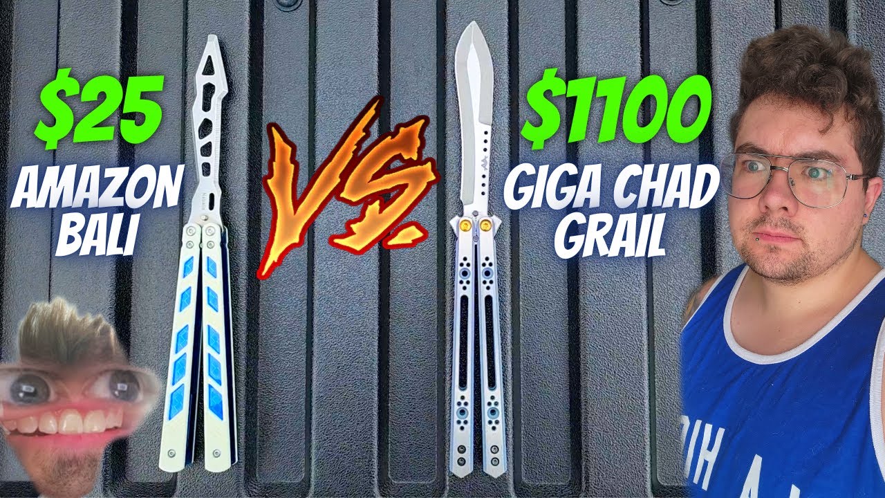 $25 VS $1100 BALISONG! Cheap vs Expensive In-Depth Butterfly Knife Comparison!
