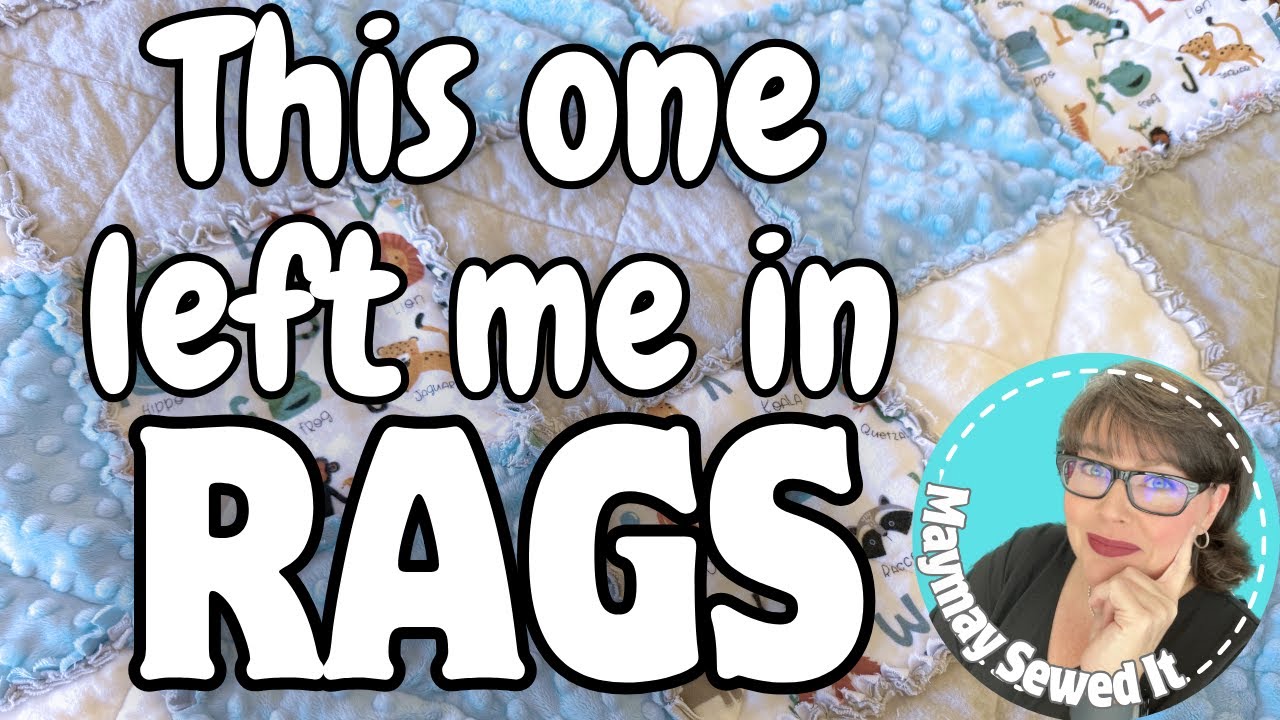 Baby Rag Quilt in a day...FREE PATTERN