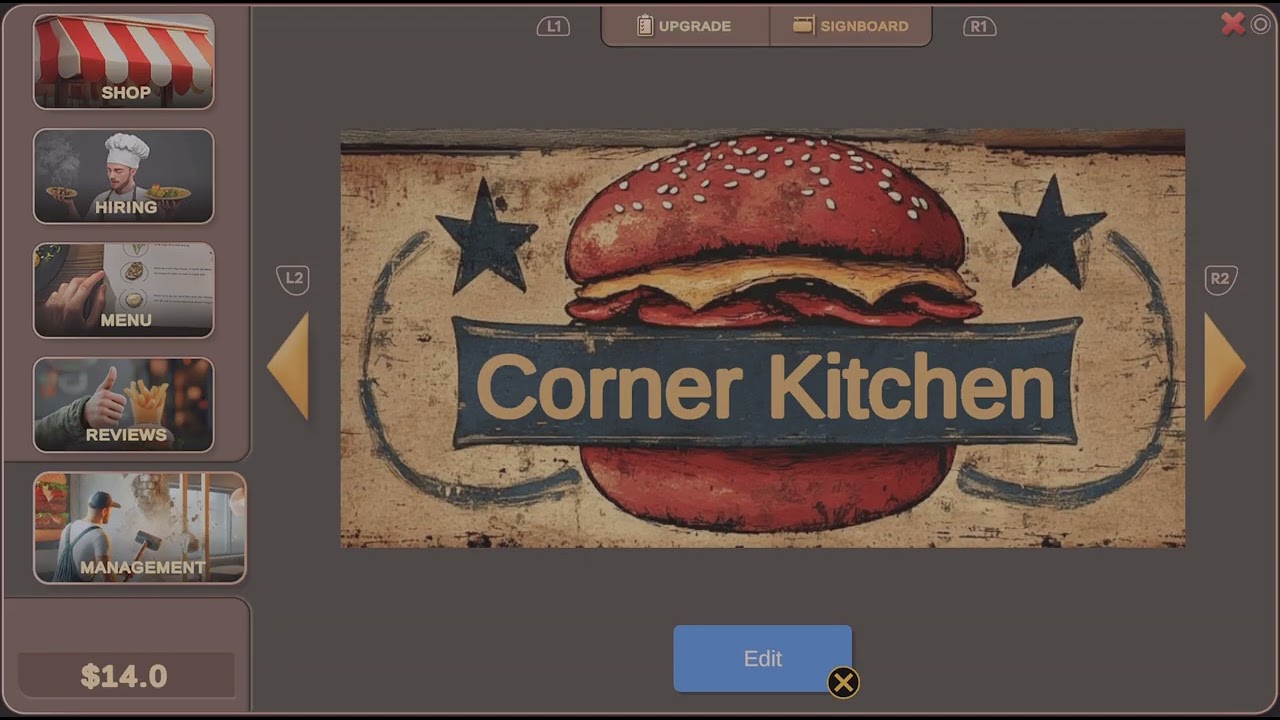 Corner Kitchen Fast Food Simulator
