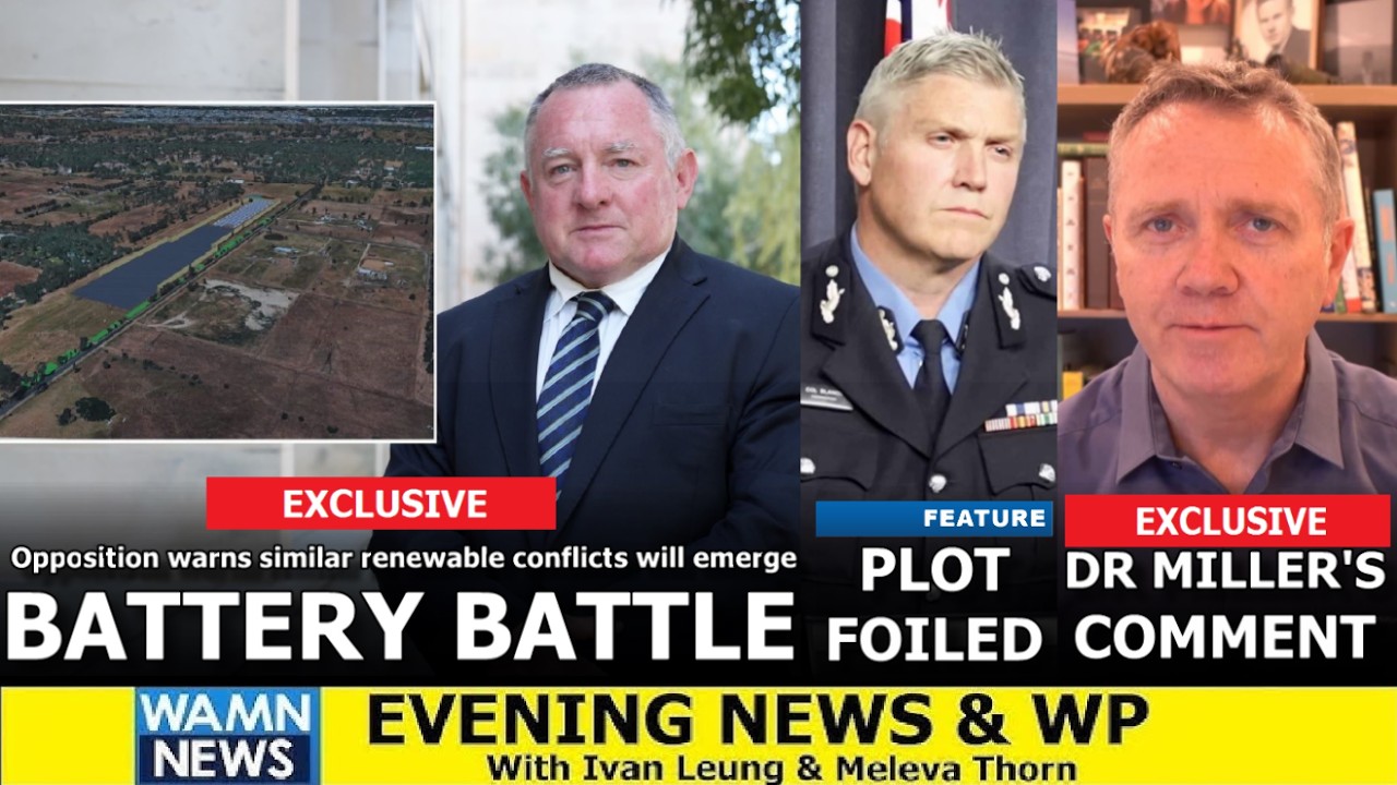 Evening News & WP - [Renewable Battery Battle + Terror Plot Foiled]