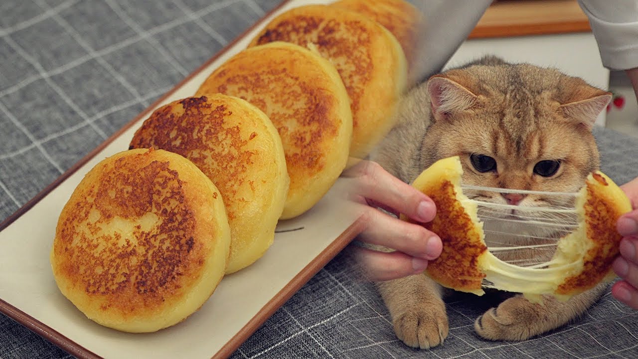 Картофельные оладьи по-корейски Potato Cheese Pancakes Korean
