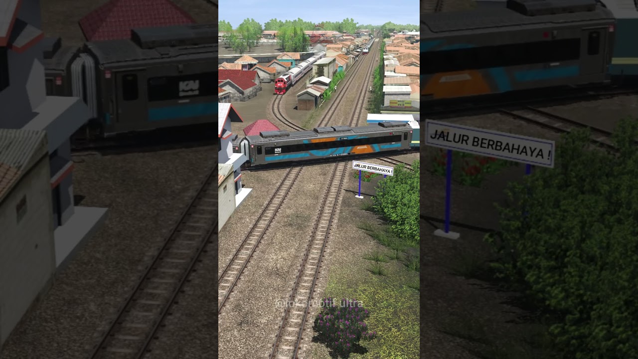 Kereta Api Cepat Melintasi Persilangan Berbahaya 4 Kereta Api #keretaapi #train #indianrailways