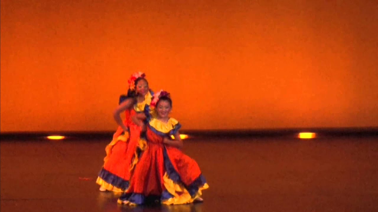 Baile "LA PAVA" Los Niños de Colombia Bailan.