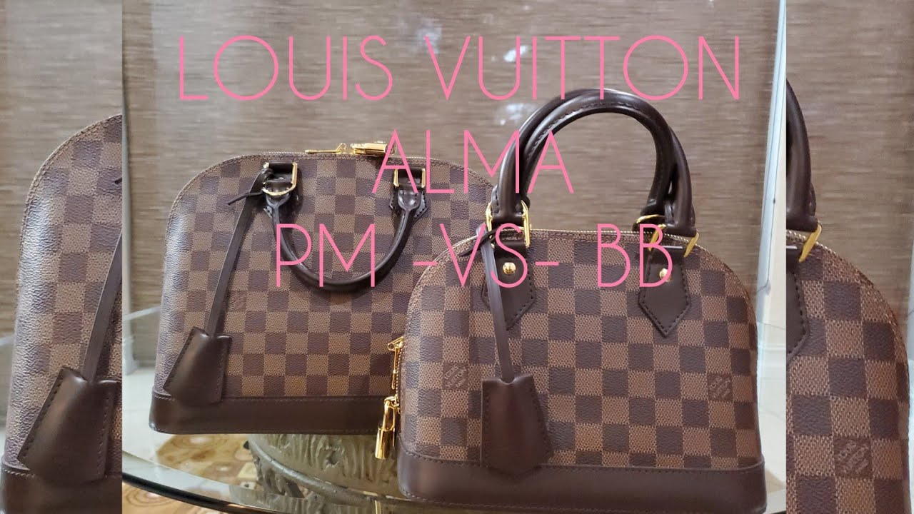 Louis Vuitton ALMA PM -VS- ALMA BB Comparison 