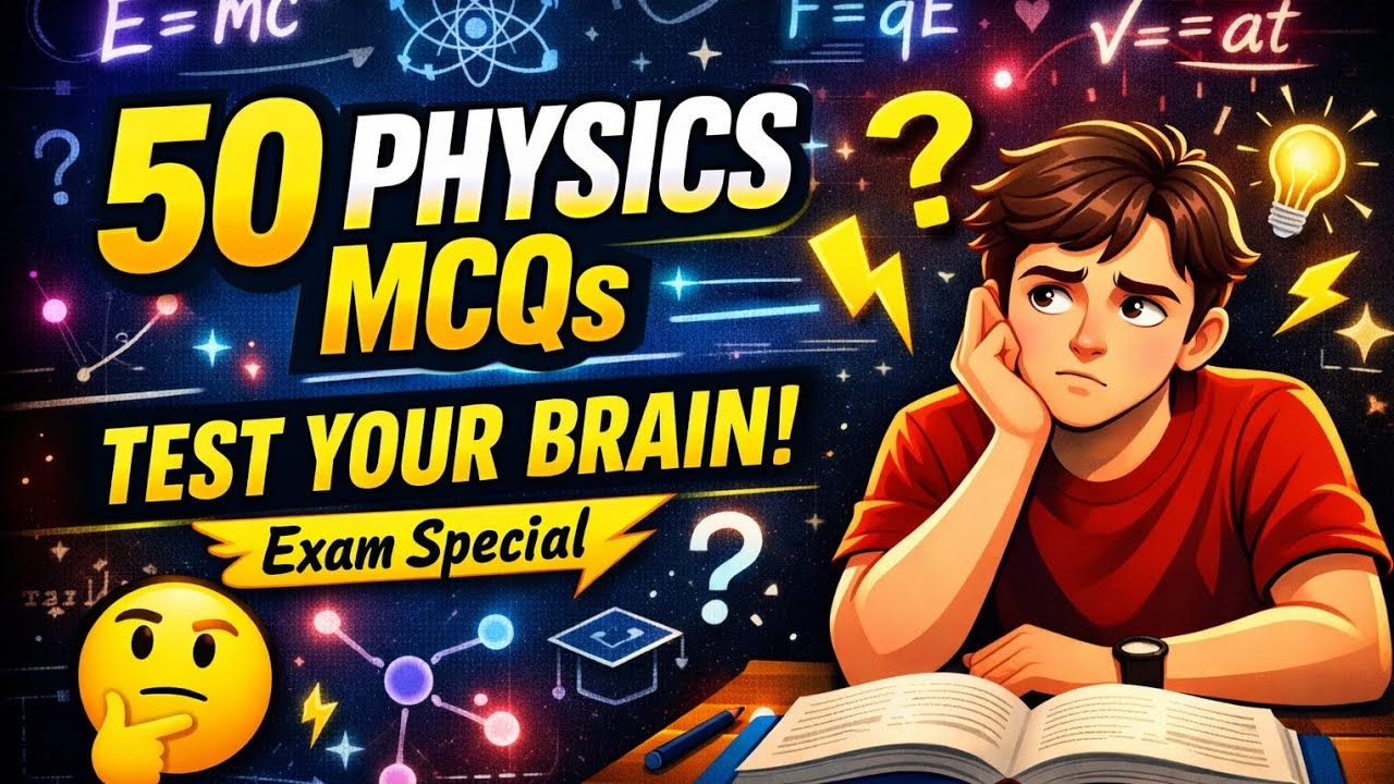 🔥 Physics MCQ Questions & Answers | Test Your Brain 🤯