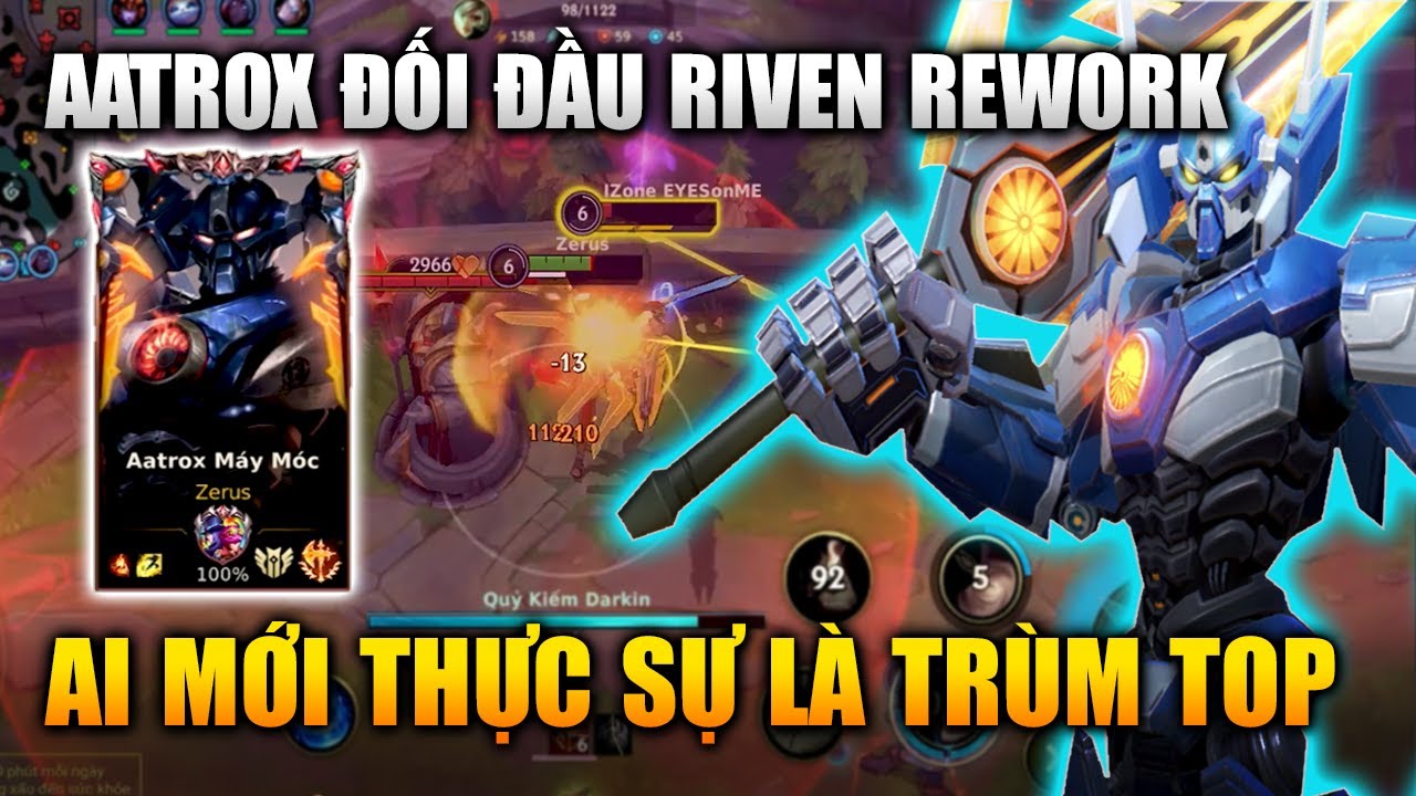 [LMHT Tốc Chiến] Aatrox Kèo Riven Rework Ai Mới Thực Sự Là Trùm Top?