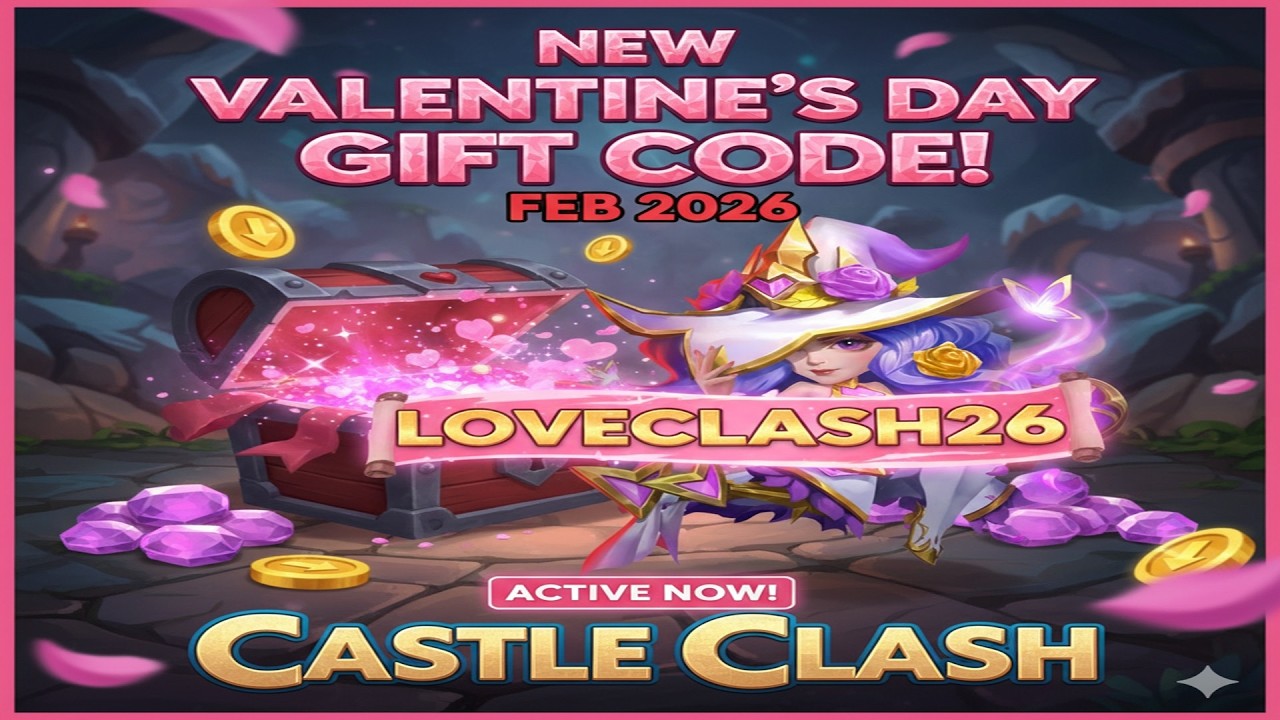 🌹New Valentine's Day Gift Code - February 2026 | Castle Clash🌹