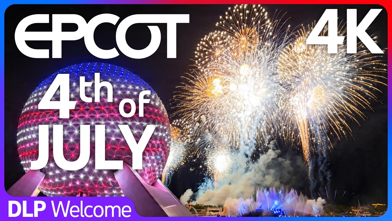 EPCOT 4th of July Fireworks 2026 [Multi-Cam 4K] The Heartbeat of Freedom | 250th anniversary USA