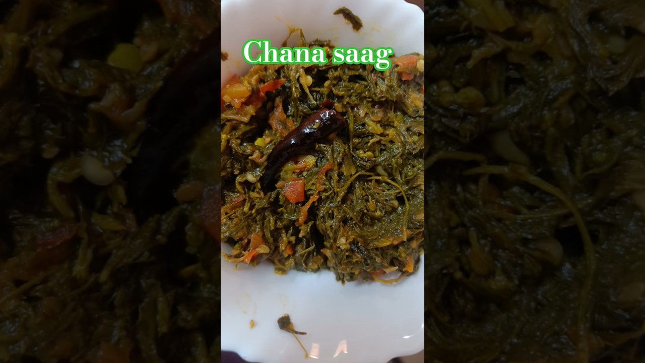 chana bhaji...