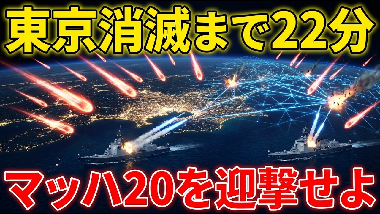 【衝撃】東京消滅まで22分…中国の最新ICBM「DF-41」70発をイージス艦2隻だけで全弾迎撃できるか？【緊急シミュレーション】