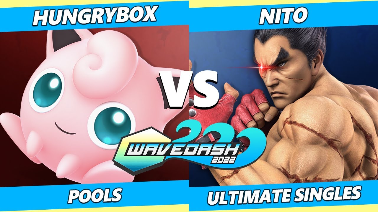 Wavedash 2022 - Hungrybox (Jigglypuff) Vs. Nito (Kazuya) SSBU Ultimate Tournament