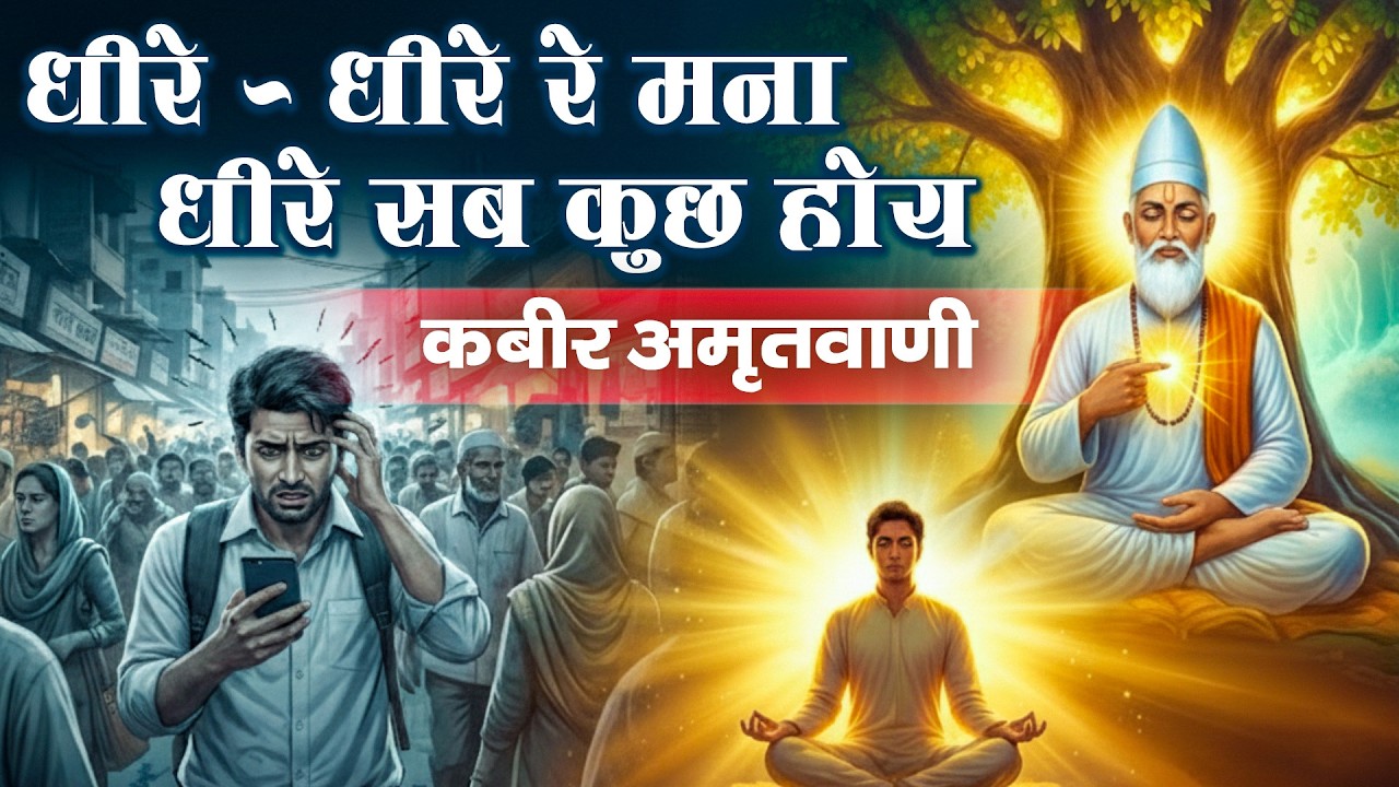 धीरे धीरे रे मना | धीरे सब कुछ होय | कबीर अमृतवाणी | Kabir Nirgun Bhajan | KABIR JI KE DOHE