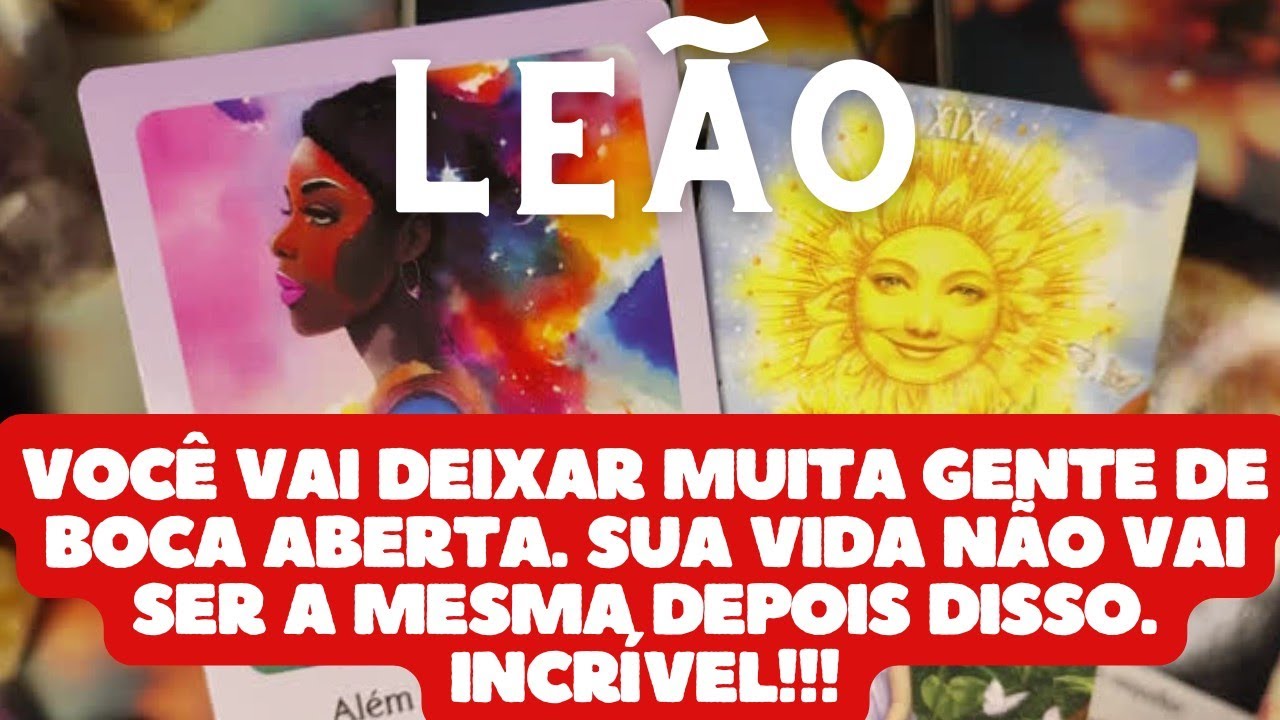 LEÃO ♌💎 VOCÊ VAI DEIXAR MUITA GENTE DE BOCA ABERTA 😮😮😮😮🫢🫢🫢🫢 NADA VAI SER IGUAL E VOCÊ VAI SABER...