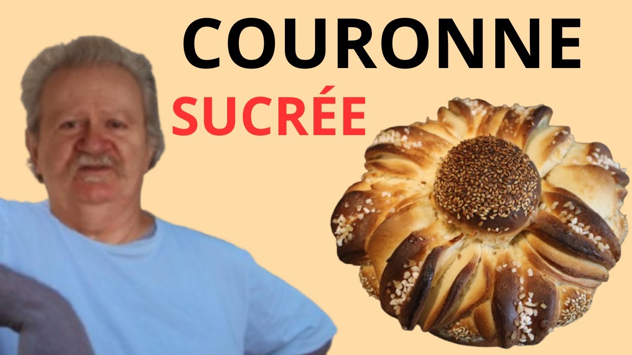 👉 La plus BELLE couronne en pâte sucrée levée 🔥 Façonnage bluffant, résultat garanti