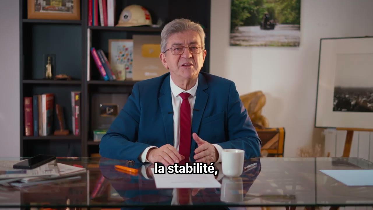 Jean-Luc M&eacute;lenchon a un message pour Saint-&Eacute;tienne