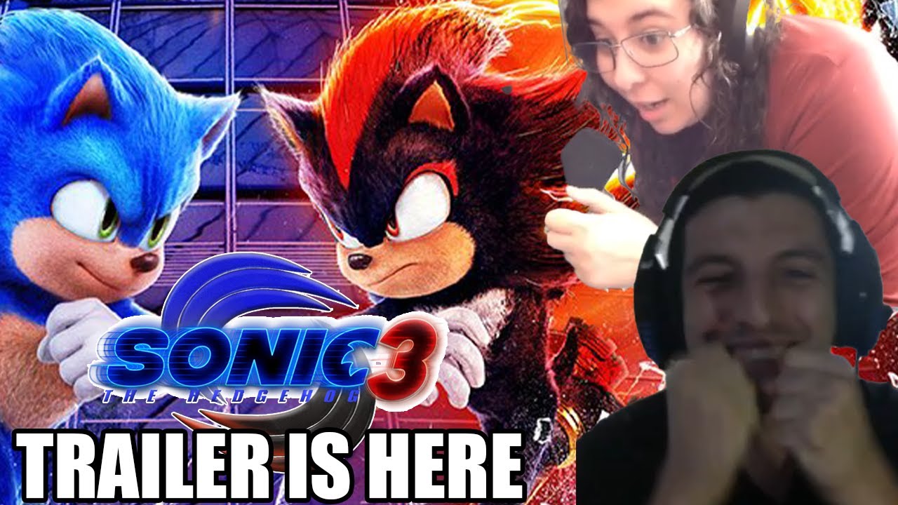 Sonic the Hedgehog 3 Movie Trailer IS FINALLY HERE - Reaction | SuperGirlKels & Renz0_Luis