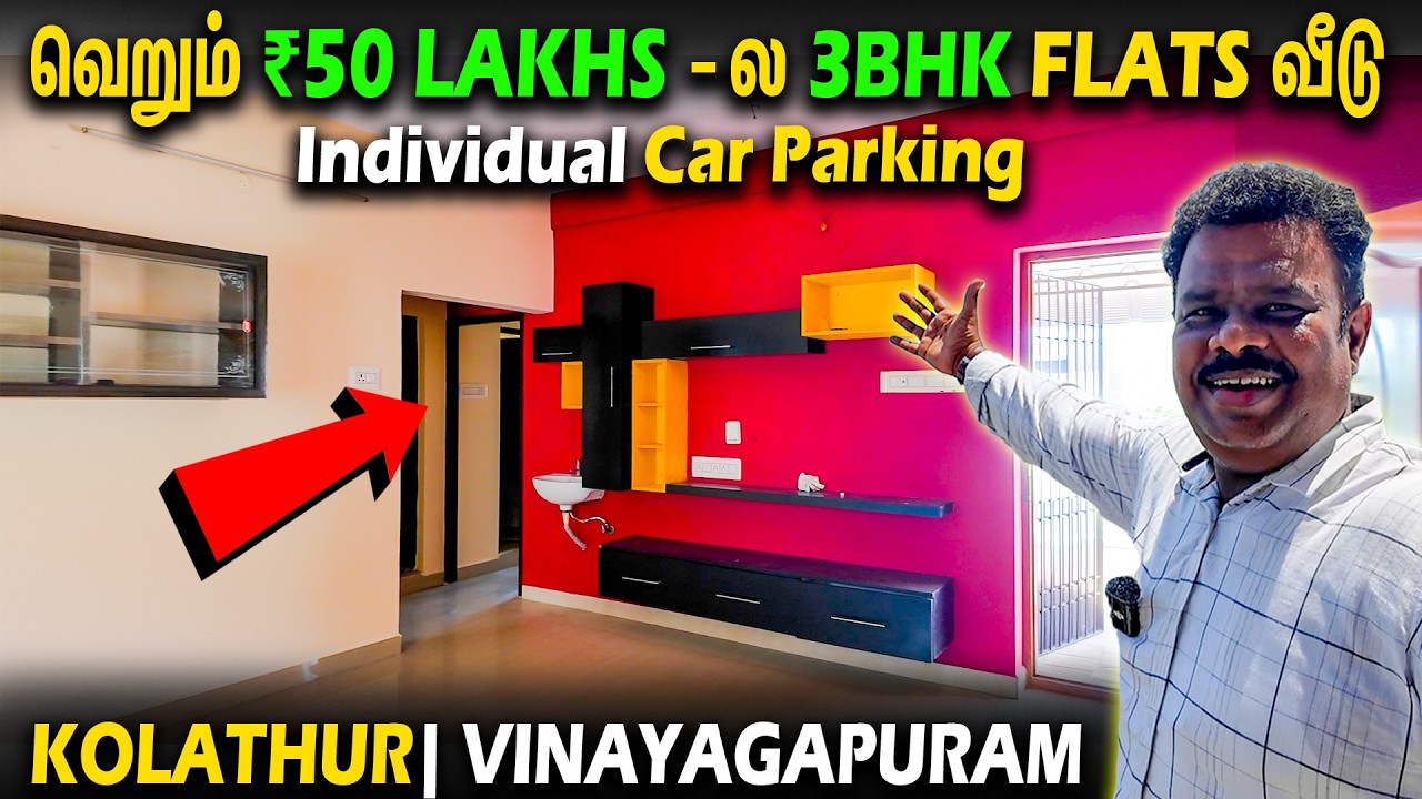 🏡அடடே இவ்ளோ விலை குறைவா வீடா 😱 3BHk Flats in Kolathur Vinayakapuram🔥 #dreamhome