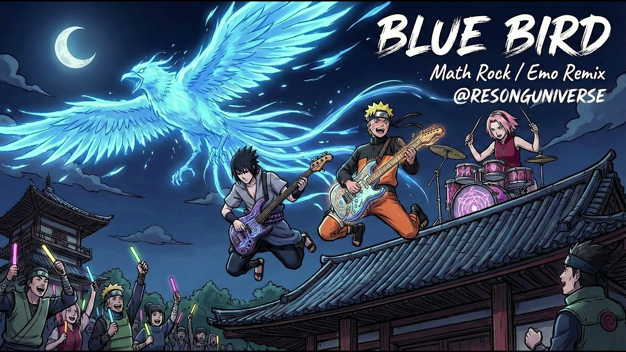ブルーバード(Blue Bird)『(Naruto Shippuden』OP｜Math Rock x Midwest Emo Universe｜RE:SONG UNIVERSE