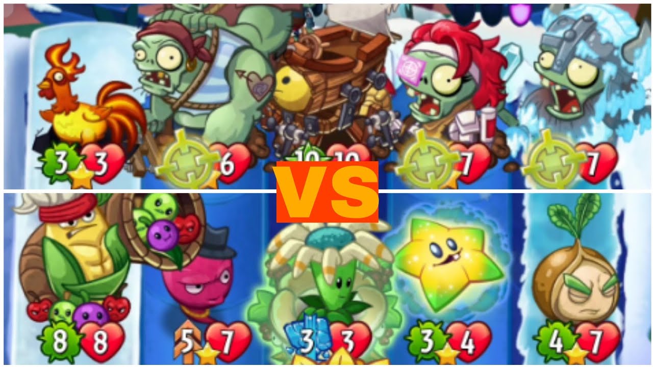 Cornucopia vs. Zombot Plank Walker with their new ability is explained | PvZ heroes