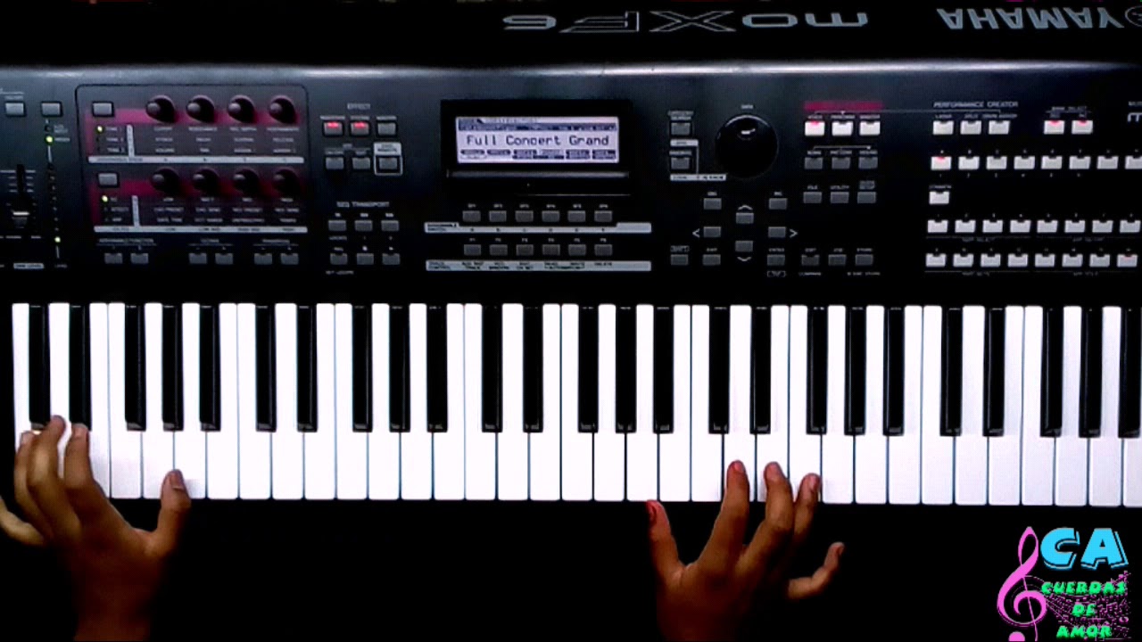 JESÚS SALVA-- MARCOS WITT FT UN CORAZÓN-- TUTORIAL DE PIANO